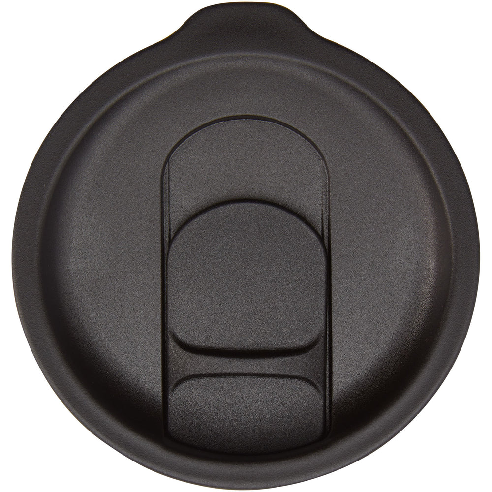 Branded Nordia 400 ml double-wall recycled mug