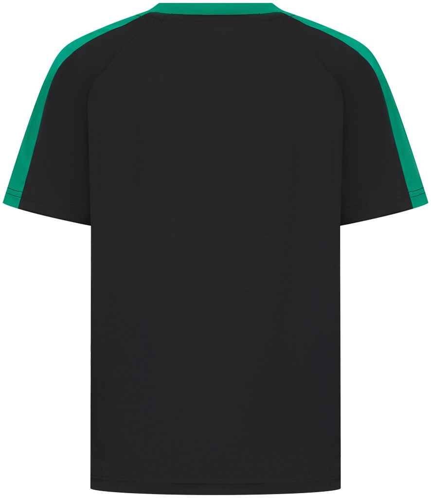 Finden + Hales Kids Team T-Shirt Black/Emerald