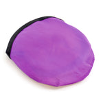 Branded Foldable Foldaway Frisbee with Pouch and Black trim