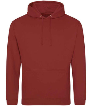 AWDis College Hoodie Brick Red