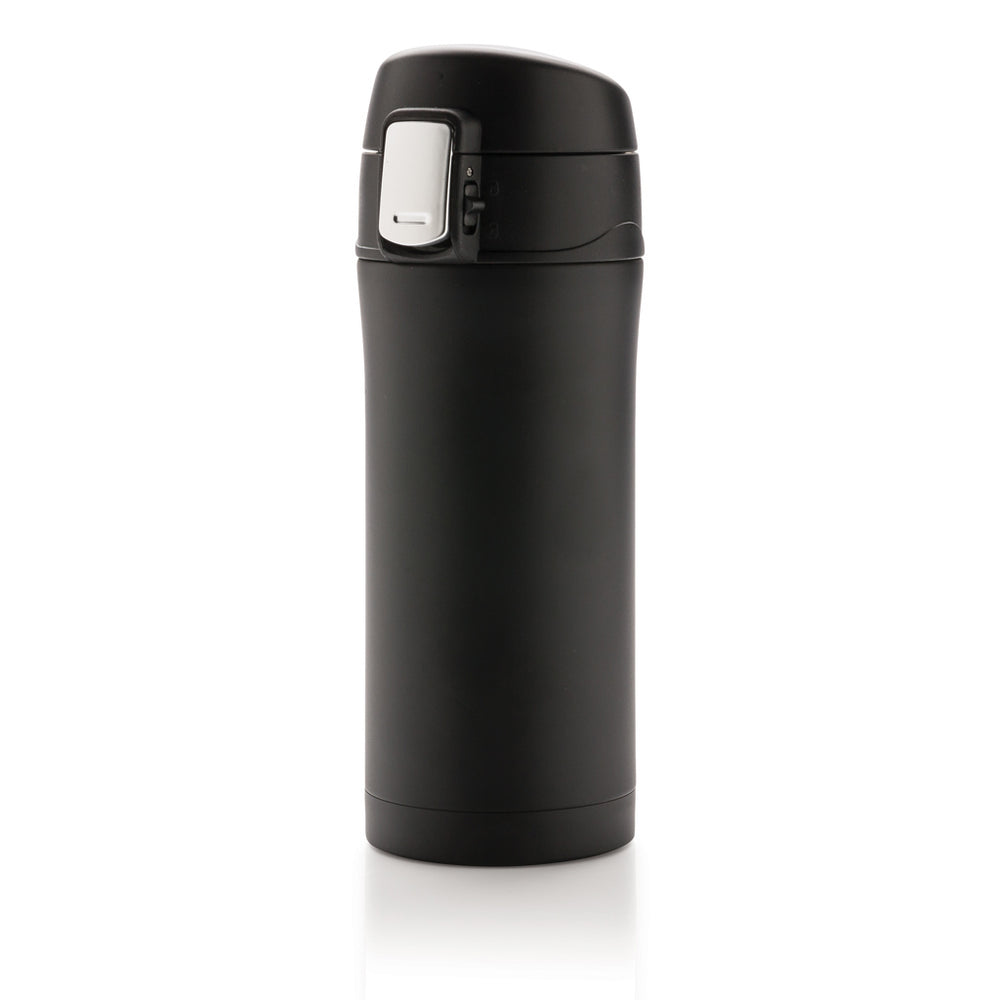 Branded RCS Recycled stainless steel easy lock vacuum mug
