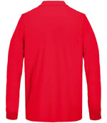 SOL'S Unisex Pacific Long Sleeve Piqué Polo Shirt Red