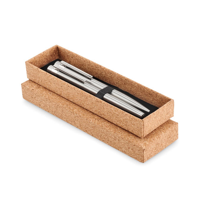 Recycled stainless steel pen set