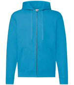 Fruit of the Loom Classic Zip Hooded Sweatshirt Azure