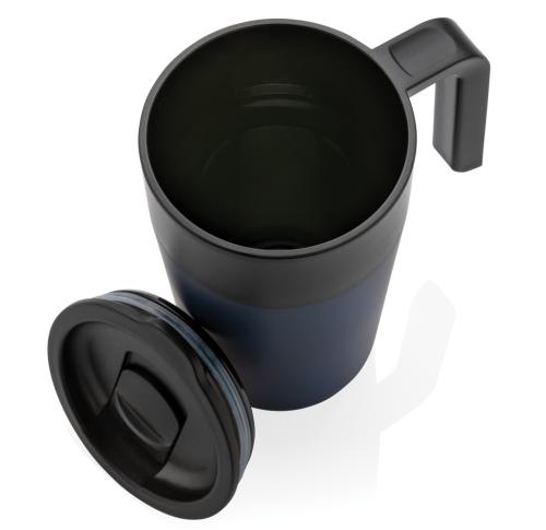 GRS Recycled PP and SS mug with handle