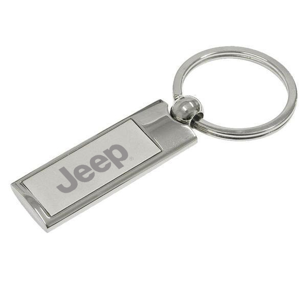 Branded Rectangular Executive Keyring