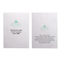 Seed Pack in White Paper Envelope