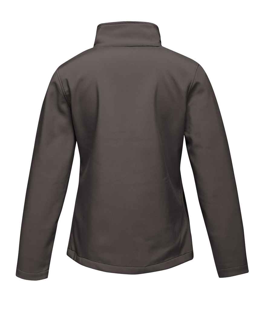Regatta Ladies Ablaze Printable Soft Shell Jacket Seal Grey/Black