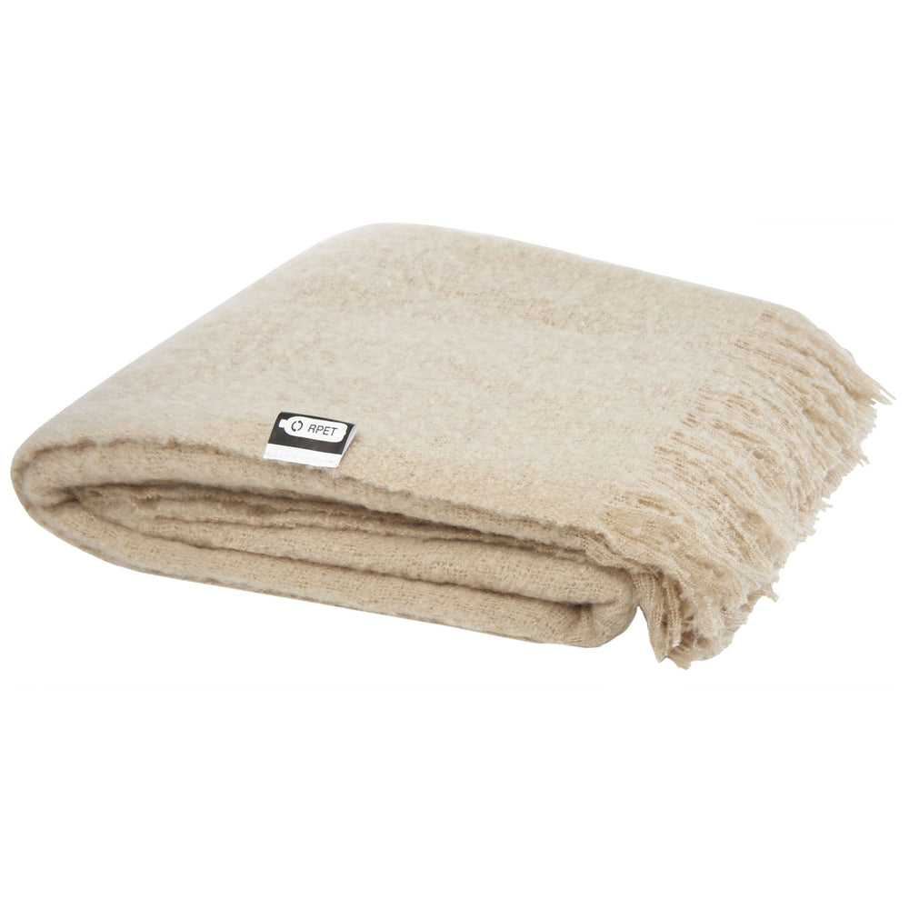 Branded Ivy GRS certified RPET mohair blanket