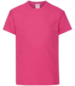Fruit of the Loom Kids Original T-Shirt Fuchsia
