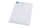 A6 Notepad with Wrapover Front Cover