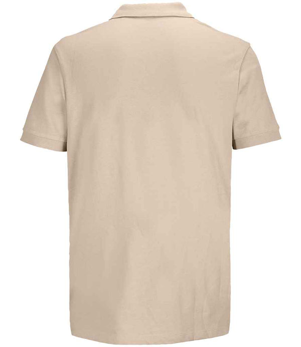 SOL'S Unisex Pacific Twin Piqué Polo Shirt Linen