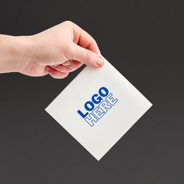 Branded Napkins £0.36p Express Delivery | Custom Cocktail Napkin Printing