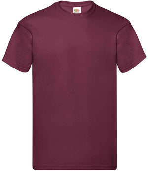 Fruit of the Loom Original T-Shirt Burgundy