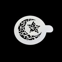Laser Engraved Coffee Stencil Duster - 100mm x 120mm