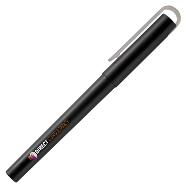 Branded Mauna recycled PET gel ballpoint pen