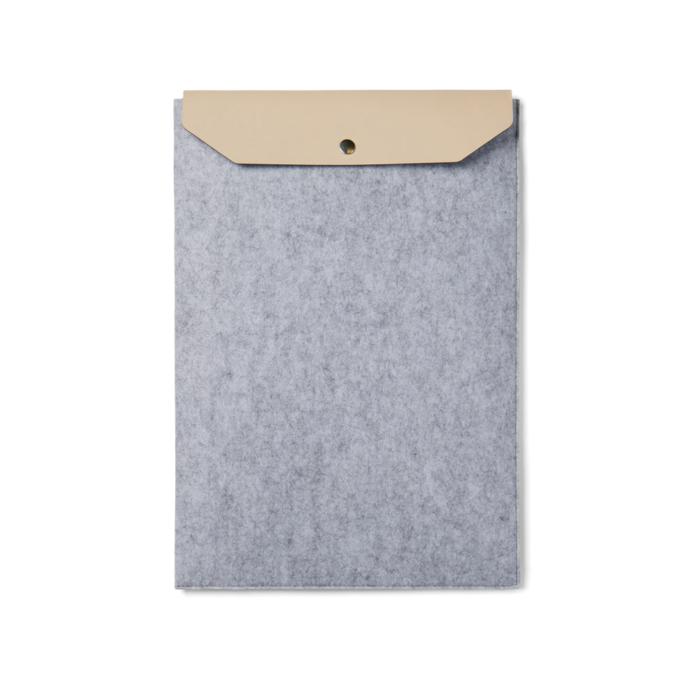 Branded VINGA Albon GRS recycled felt 15" laptop sleeve