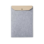 Branded VINGA Albon GRS recycled felt 15" laptop sleeve