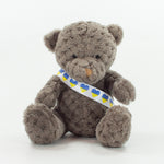 Sash Bear I 15cm Waffle Bear, Grey