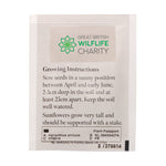 Seed Packet with Sticker to back Sun Flower