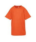 Spiro Kids Impact Performance Aircool T-Shirt Flo Orange