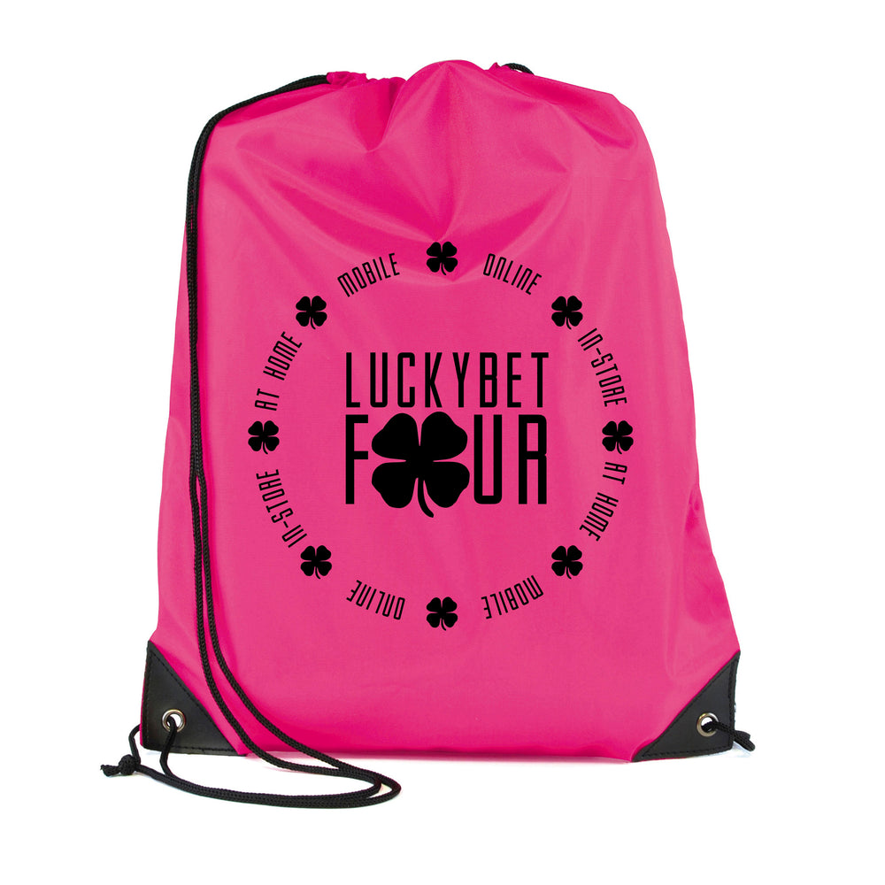 Pegasus Plus Drawstring Bags Pink
