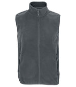 SOL'S Unisex Factor Recycled Micro Fleece Bodywarmer Charcoal