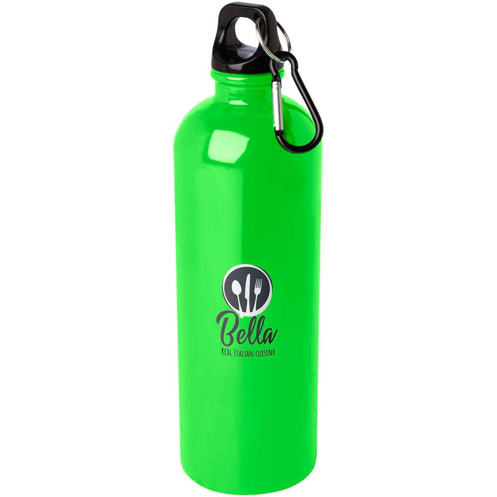 Oregon 750 ml RCS certified single wall stainless steel water bottle with carabiner