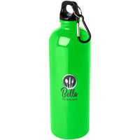 Oregon 750 ml RCS certified single wall stainless steel water bottle with carabiner