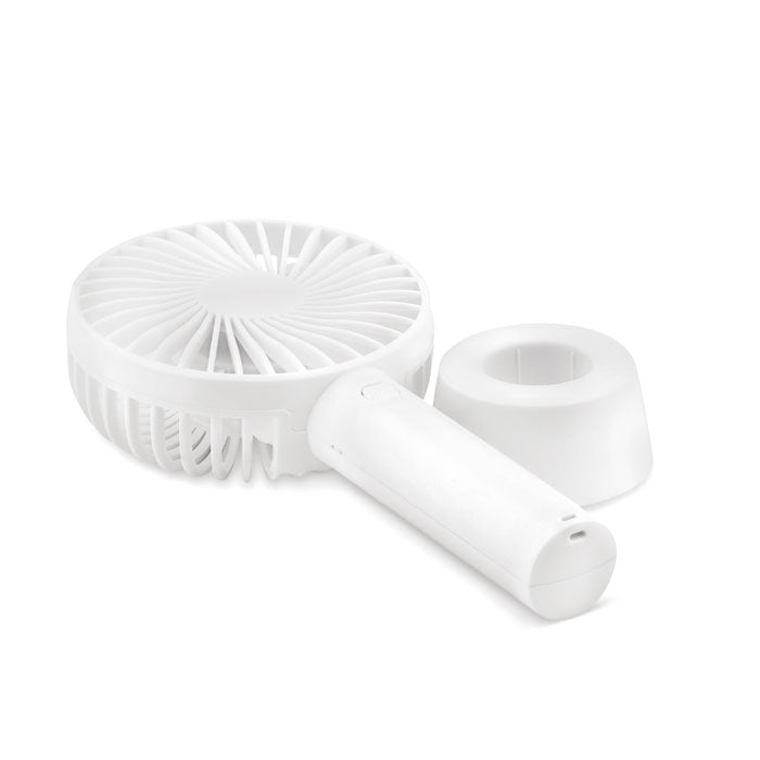 Branded USB desk fan with stand