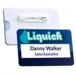 Gloss Finish Reusable Name Window Badges