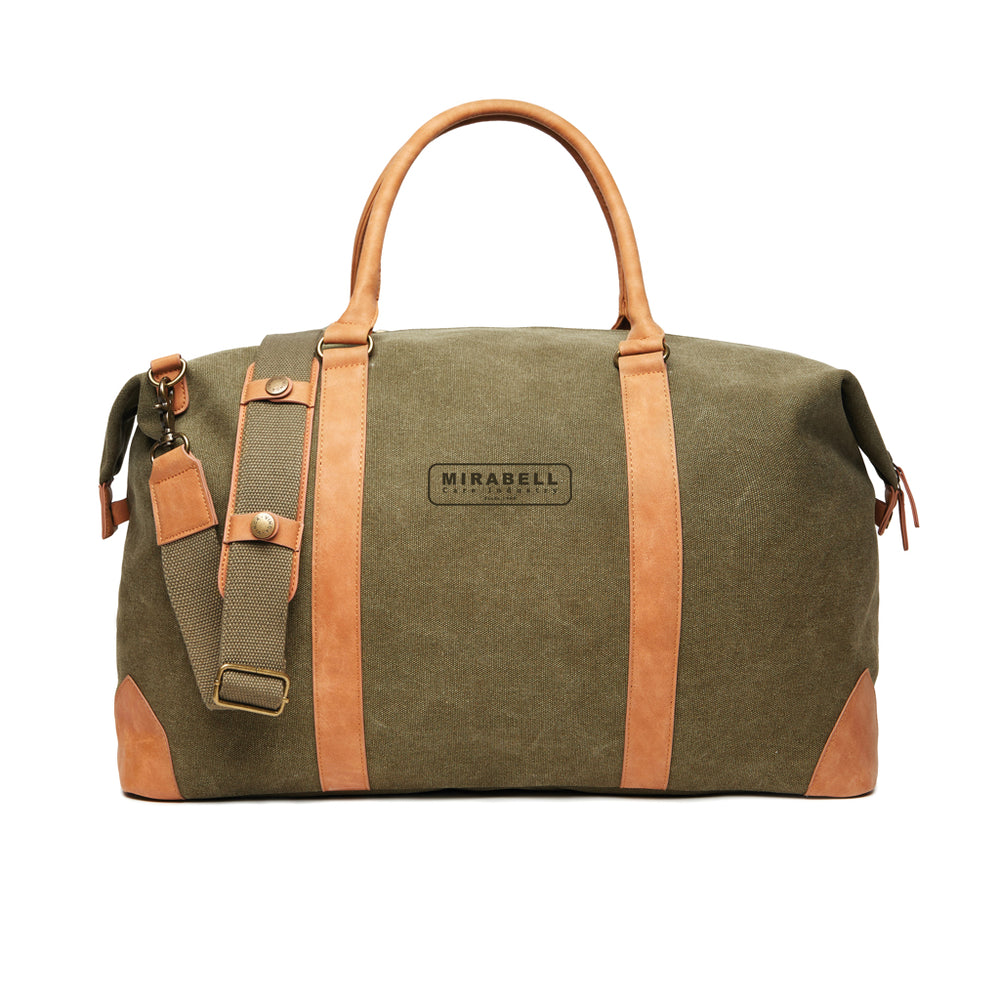 Branded VINGA Bosler RCS recycled canvas duffelbag