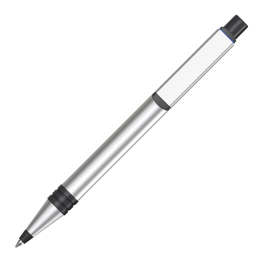 Branded VIRTUO ALUM recycled ball pen with rpet trim