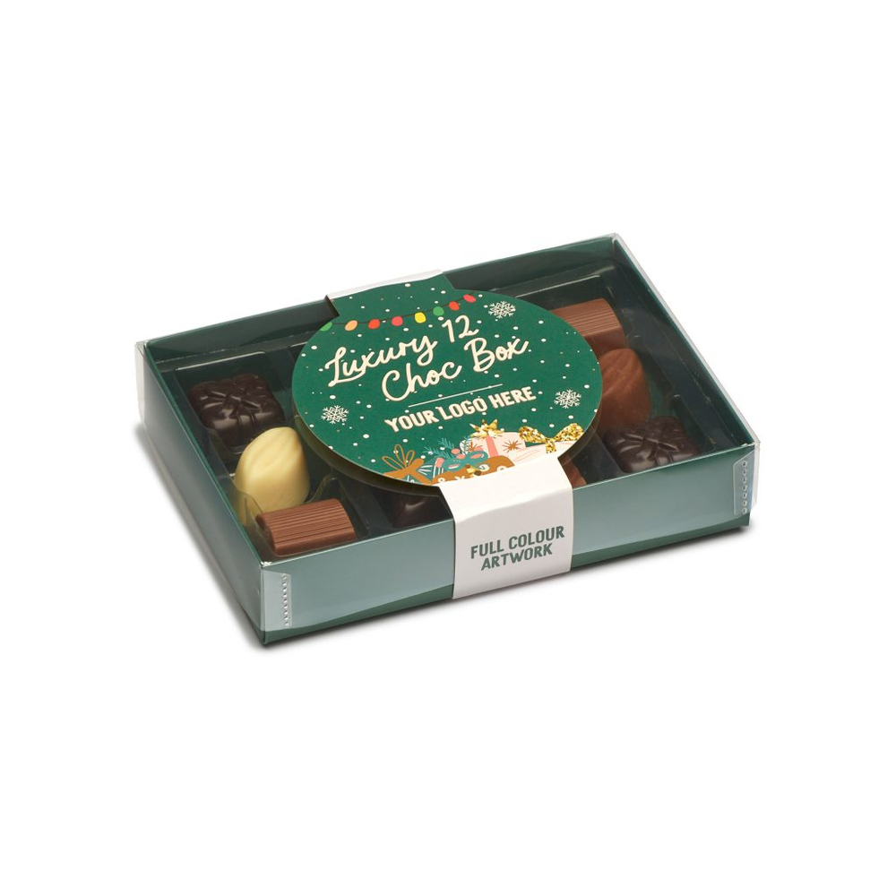 Luxury 12 Choc Box - Chocolate Truffles Bespoke