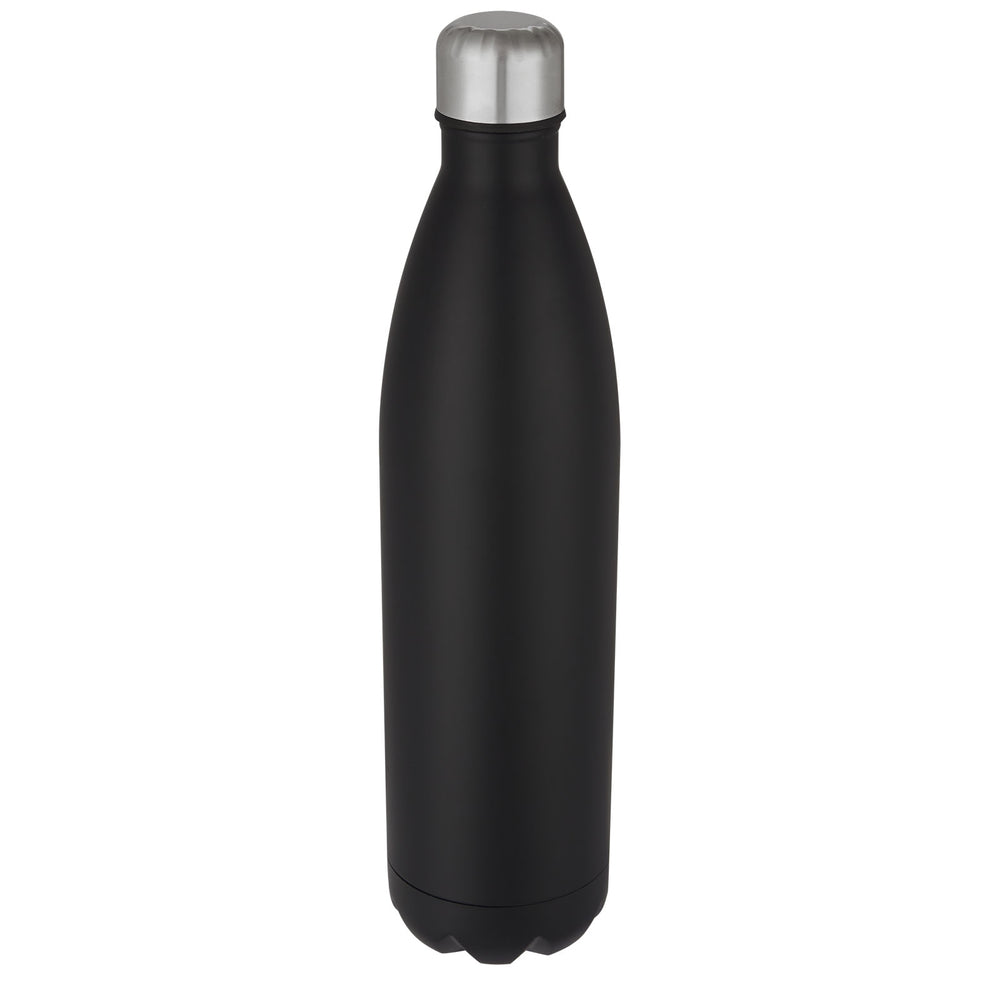 Branded Cove 1 L vacuum insulated stainless steel bottle