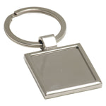 Square Alloy Injection Keyring (UK Stock)