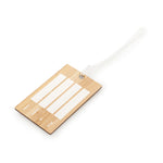 Wooden Luggage Tag