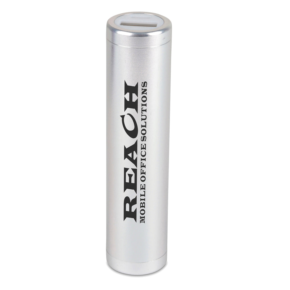Branded Cylindrical Power Bank - 2600mAh