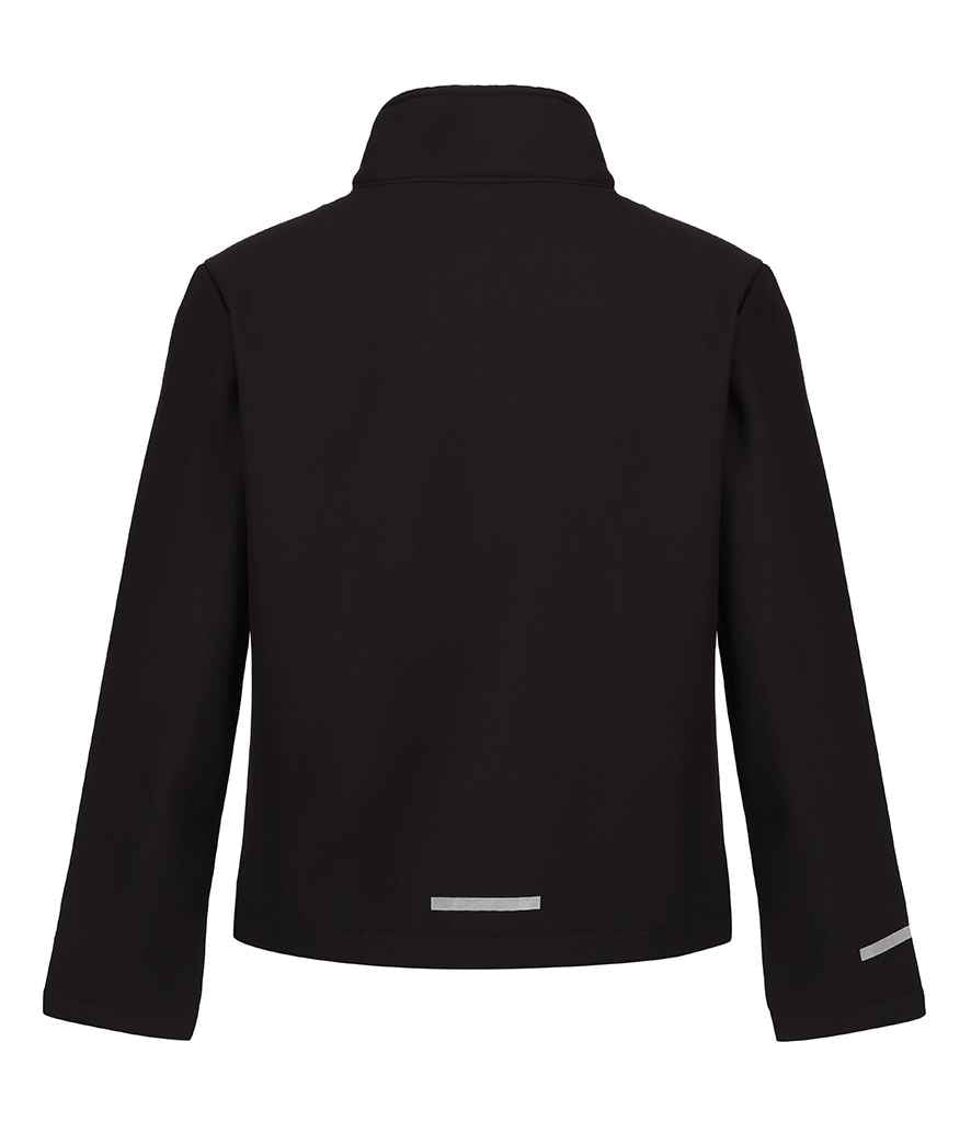 Regatta Kids Ablaze Soft Shell Jacket Black/Black