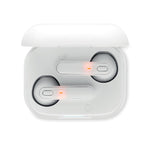 Branded TWS earbuds with charging base