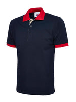 Branded Contrast Poloshirt