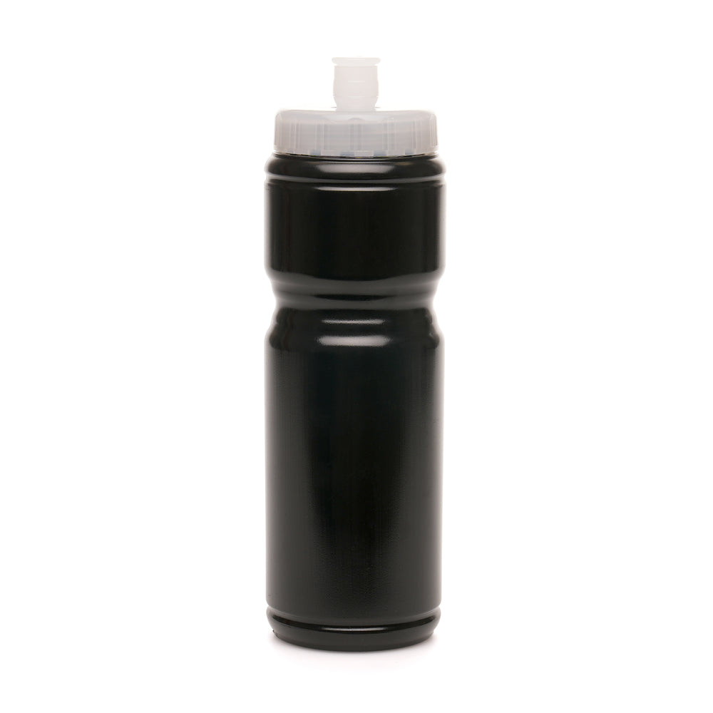 'Britannia' 750ml BLACK LDPE plastic Water Bottle. UK made. - 80