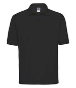Russell Poly/Cotton Piqué Polo Shirt Black