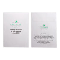 Seed Pack in White Paper Envelope