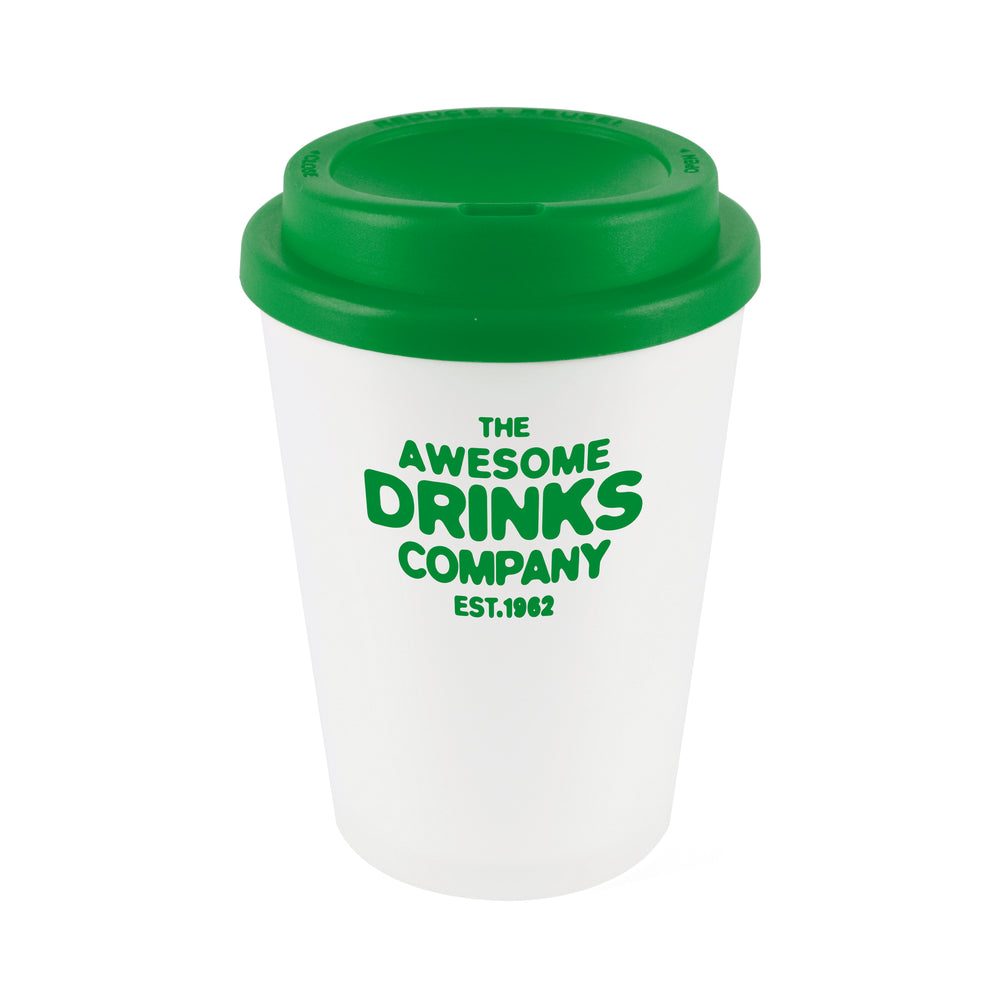 Branded Haddon 350ml double wall Frosted Translucent tumbler