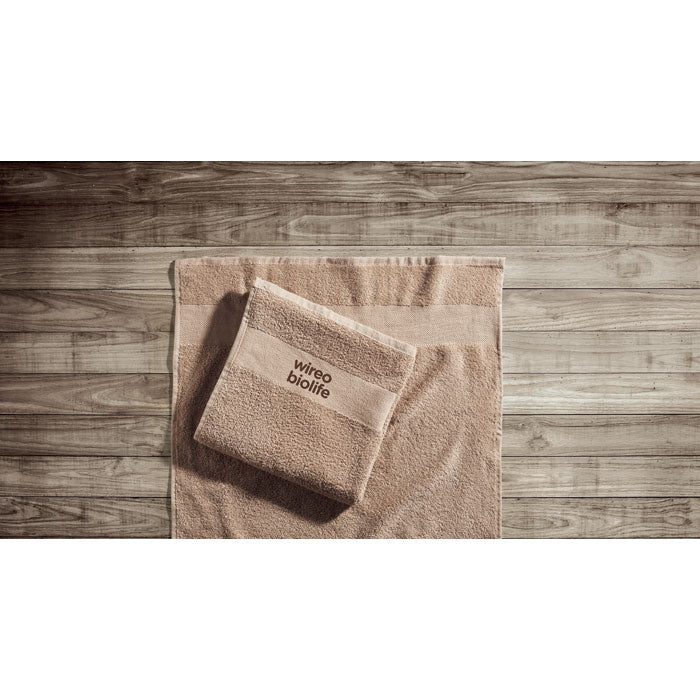 Towel organic cotton 100x50cm Ivory
