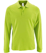 SOL'S Perfect Long Sleeve Piqué Polo Shirt Apple Green