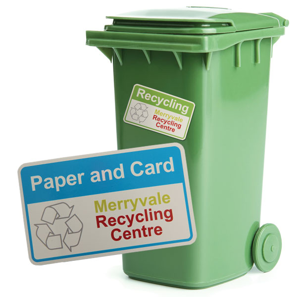 Outdoor Vinyl Stickers - Perfect for Wheelie Bins