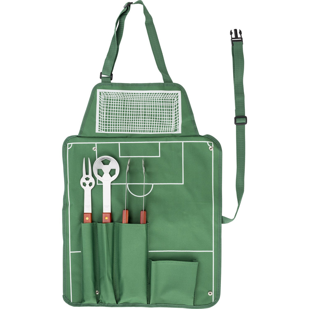 Branded Fettledine Barbecue set with apron