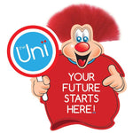 Fun Adman Characters Adman Round Placard